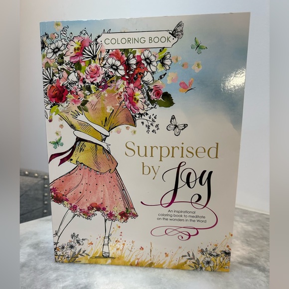 New Coloring Book “Surprised By Joy” An Inspirational Coloring Book - Picture 1 of 3